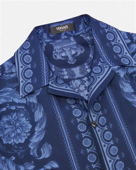 versace jeans women barocco|barocco silk shirt.